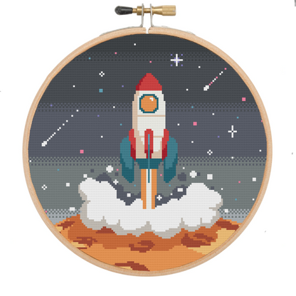 Spaceship - Space Collection - Cross Stitch Kit