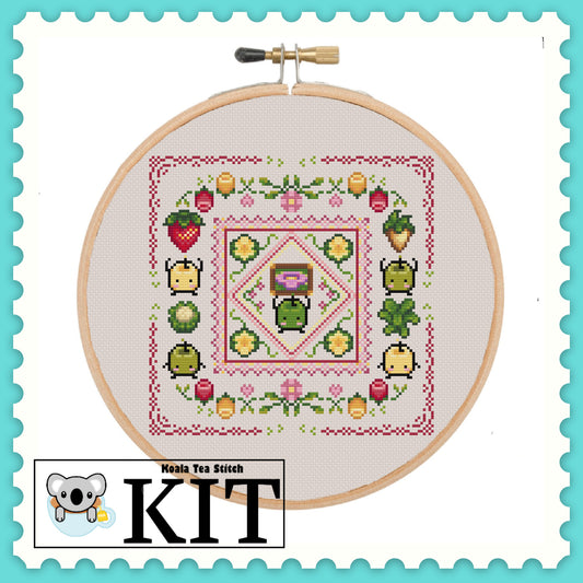 Spring Junimo Cottage Core - Stardew Valley - Cross Stitch Kit