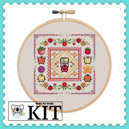 Summer Junimo Cottage Core - Stardew Valley - Cross Stitch Kit