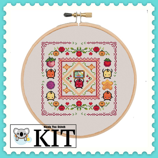 Summer Junimo Cottage Core - Stardew Valley - Cross Stitch Kit
