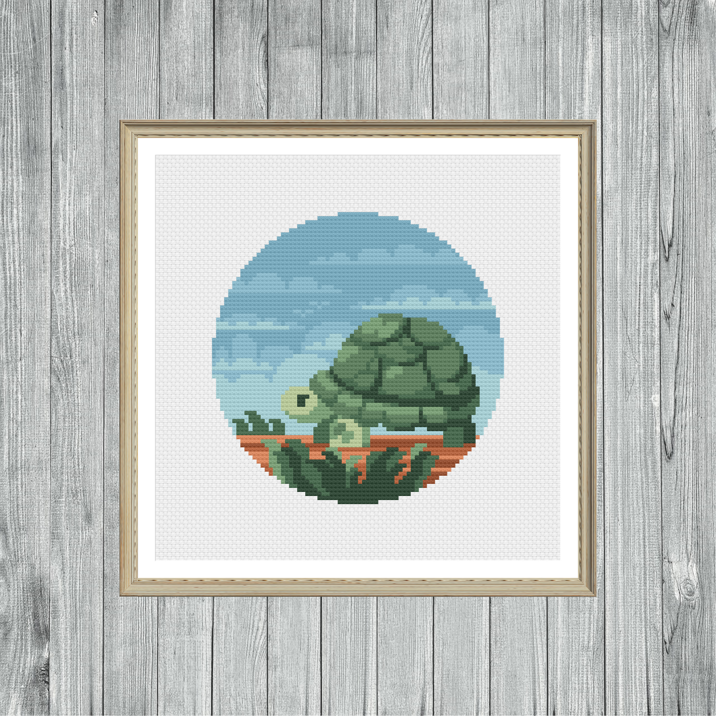 Tortoise - Wildlife Collection - Cross Stitch Pattern PDF Download