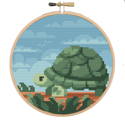 Tortoise - Wildlife Collection - Cross Stitch Pattern PDF Download