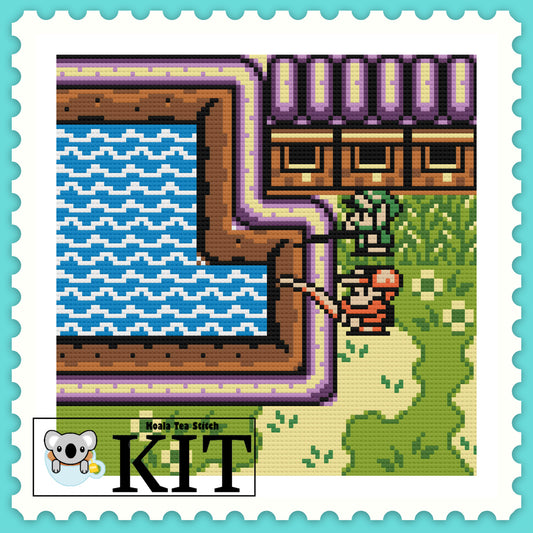 Fishing Hole - Legend of Zelda - Cross Stitch Kit