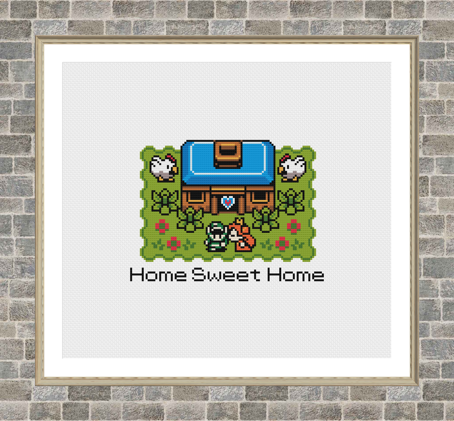 Home Sweet Home - Legend of Zelda - Cross Stitch Pattern PDF Download