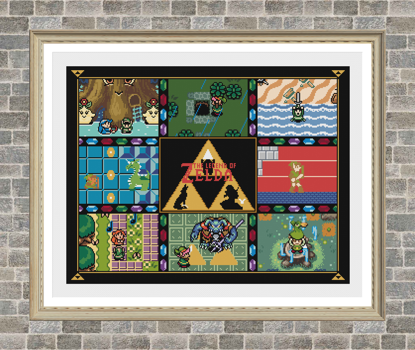 Retro Collection - Legend of Zelda - Cross Stitch Pattern PDF Download