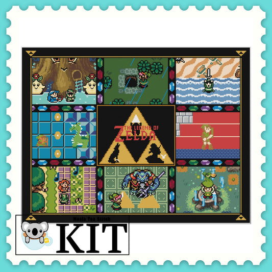 Retro Collection - Legend of Zelda - Cross Stitch Kit