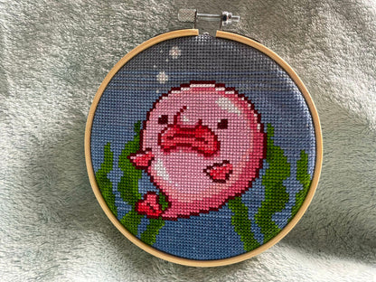 Blob Fish - Sealife Collection - Cross Stitch Pattern PDF Download