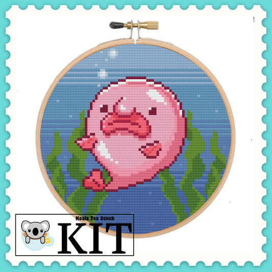 Blob Fish - Sealife Collection - Cross Stitch Kit