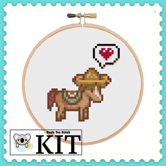 Horse - Stardew Valley - Cross Stitch Kit