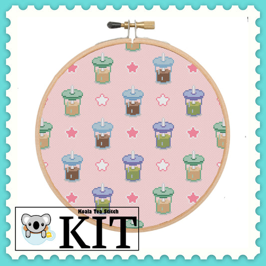 Iced Drinks - Food & Drink Collection - Cross Stitch Kit